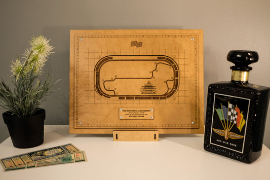 Indy 500 3D wood art – Indianapolis Motor Speedway decor by PayneCraft